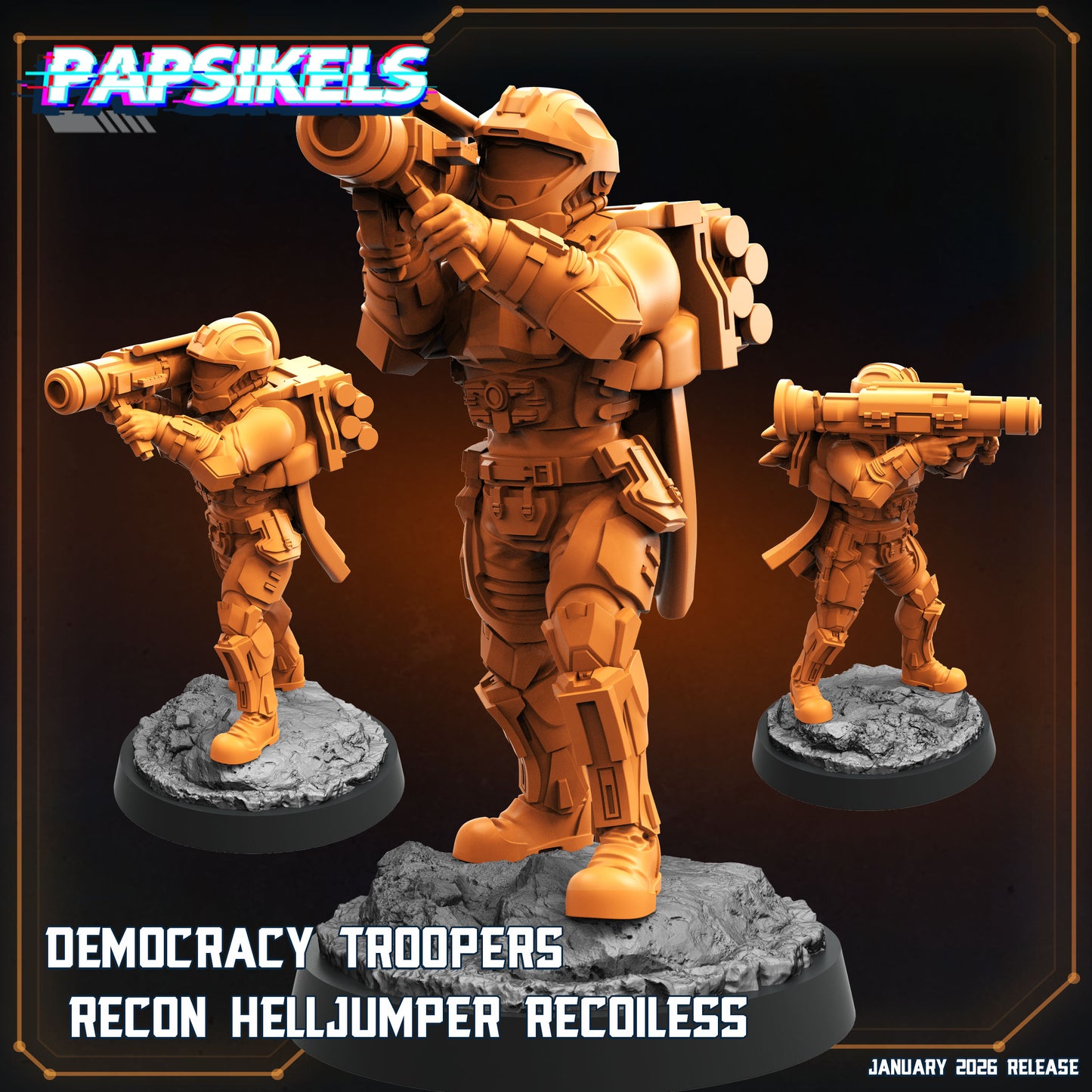 Democracy Trooper Recon Helljumper
