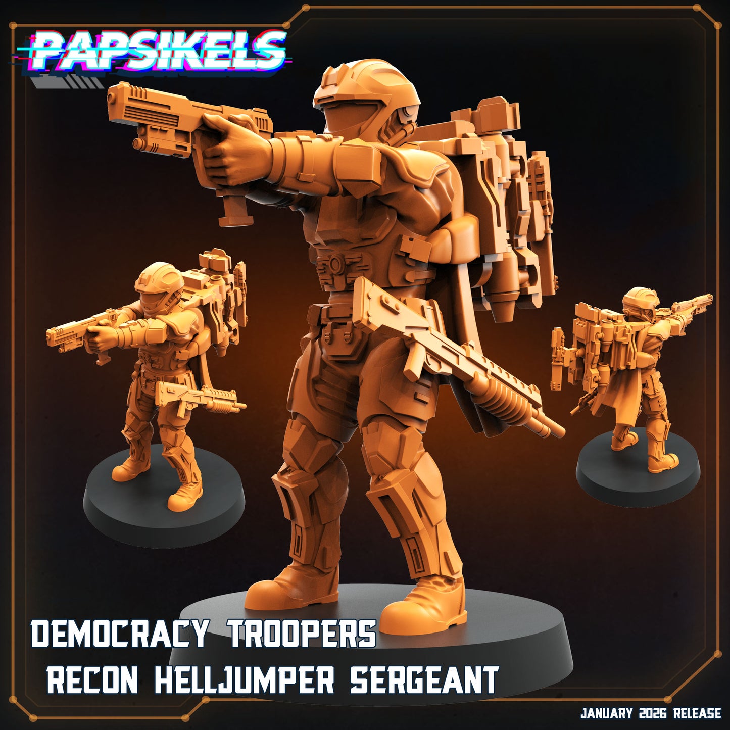 Democracy Trooper Recon Helljumper