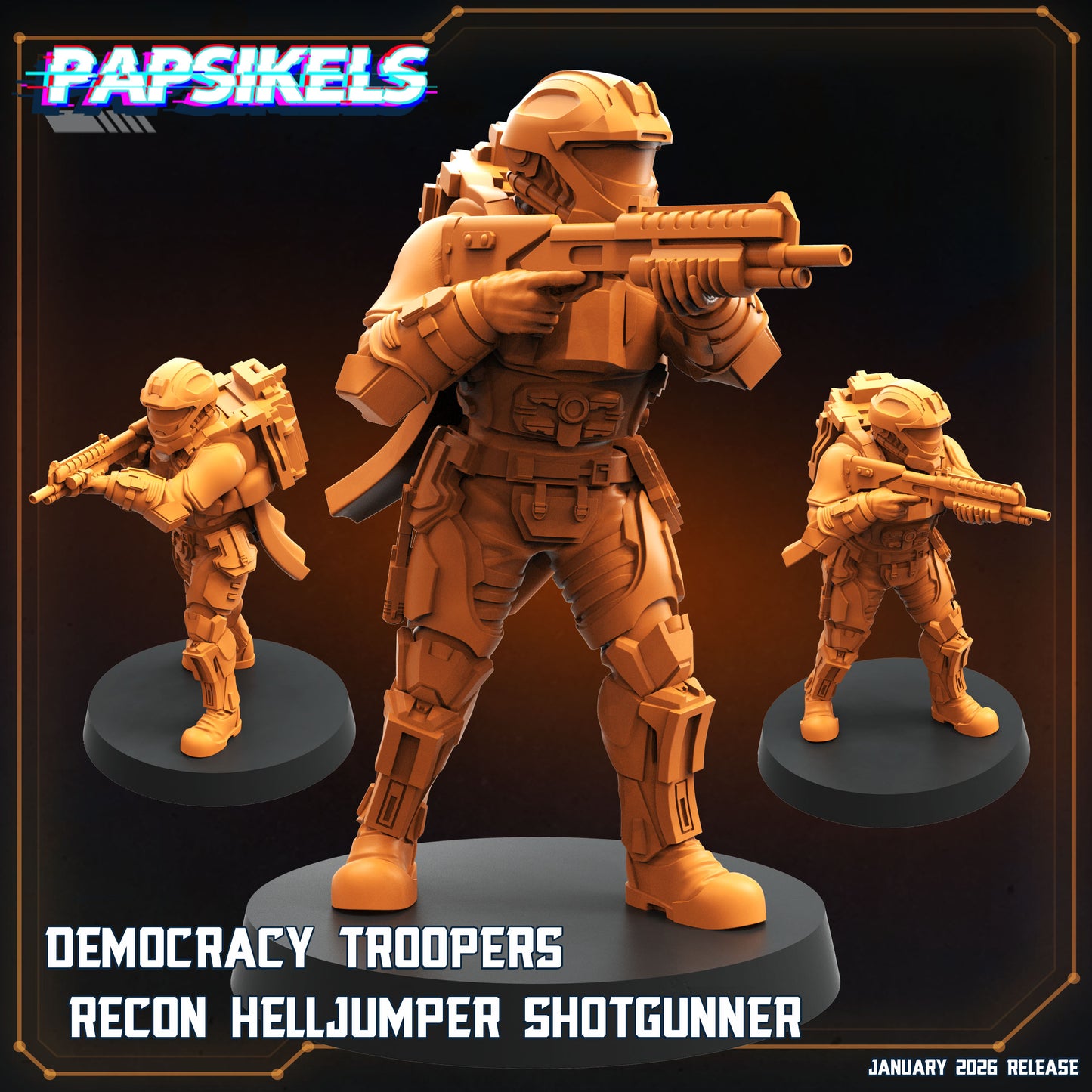 Democracy Trooper Recon Helljumper