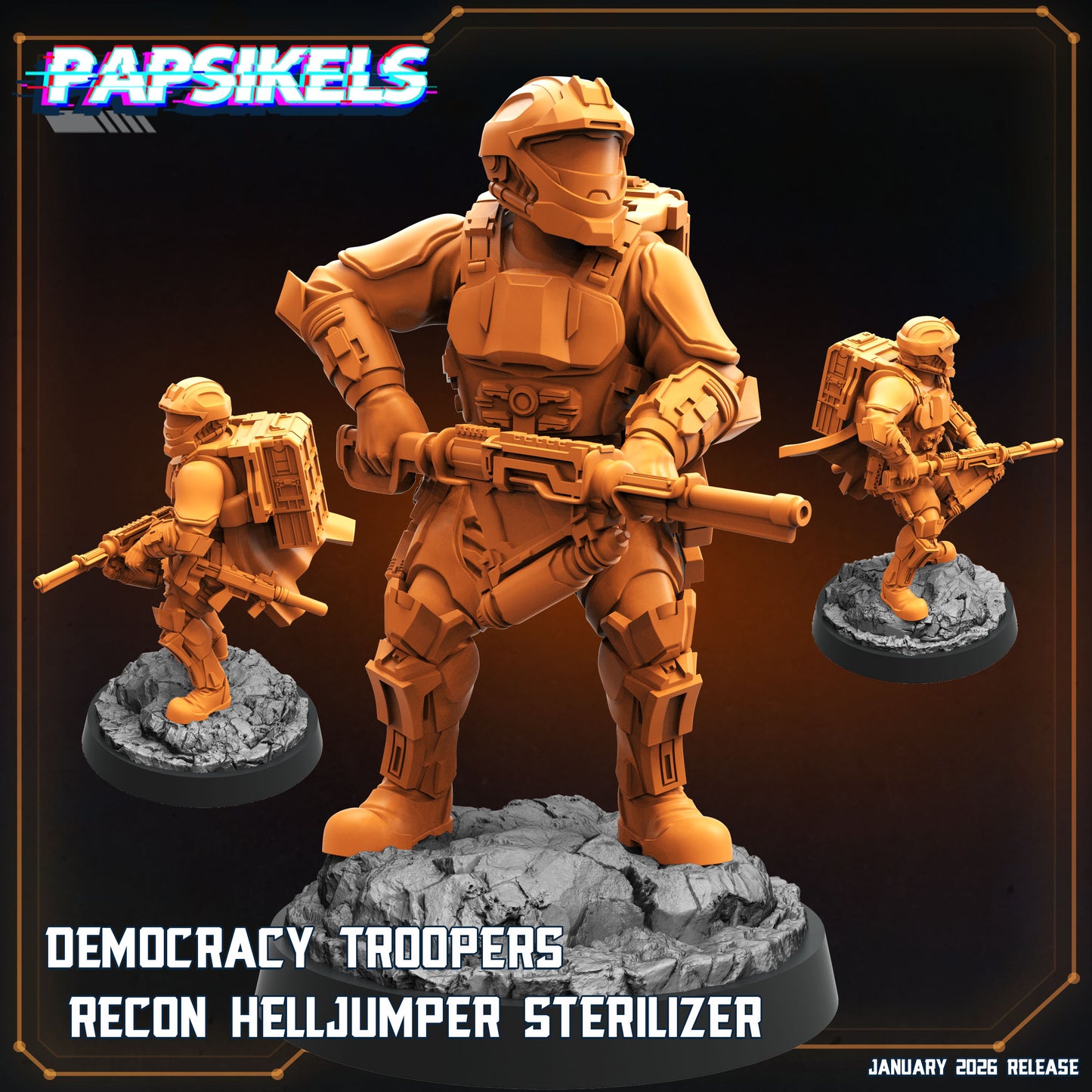 Democracy Trooper Recon Helljumper