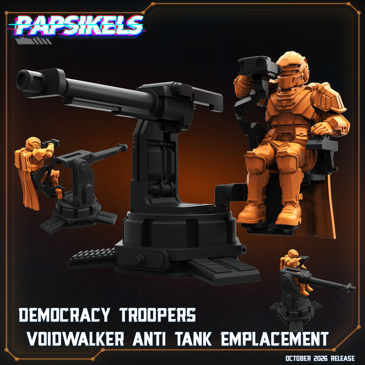 Democracy Troopers Voidwalker Anti Tank Emplacement