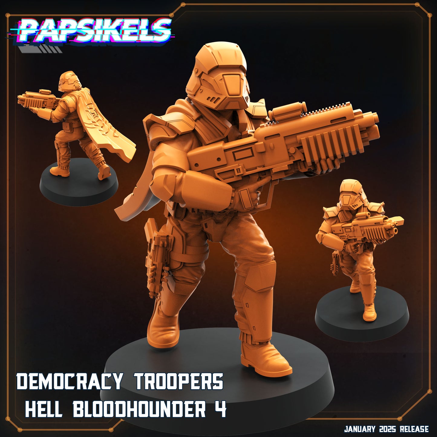 Democracy Trooper Hell Bloodhounder (5 modelos)