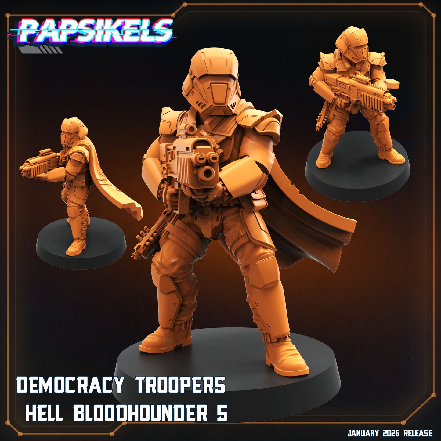 Democracy Trooper Hell Bloodhounder (5 modelos)