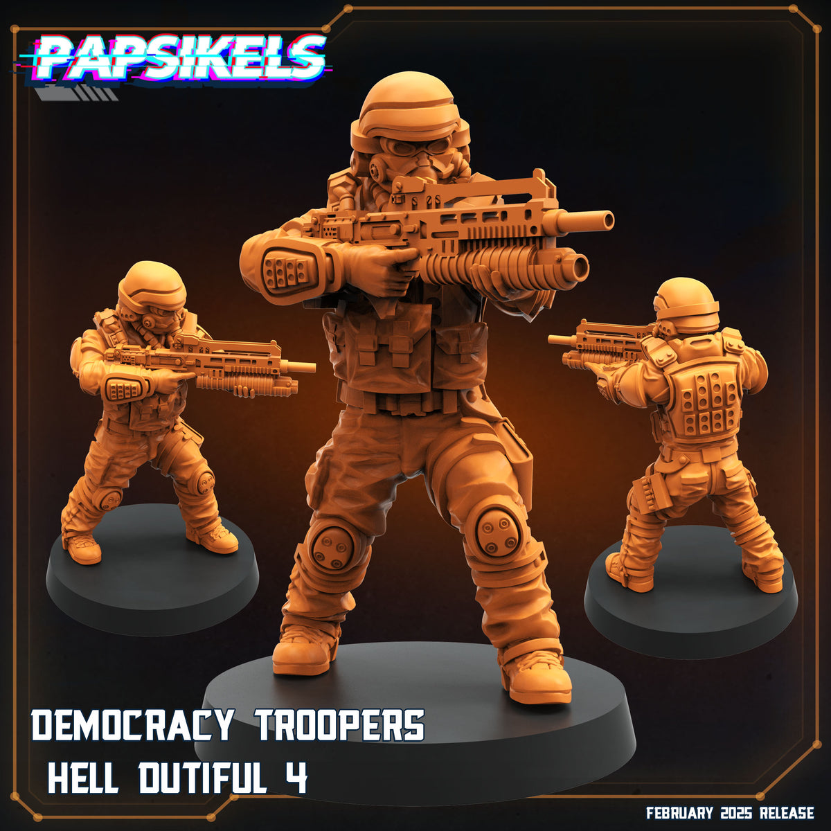 Detiful Democracy Trooper Hell Dutiful – 🏅 EboraMiniatures