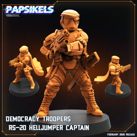 Democracy Troopers RS20 Helljumpers (4 modelos)