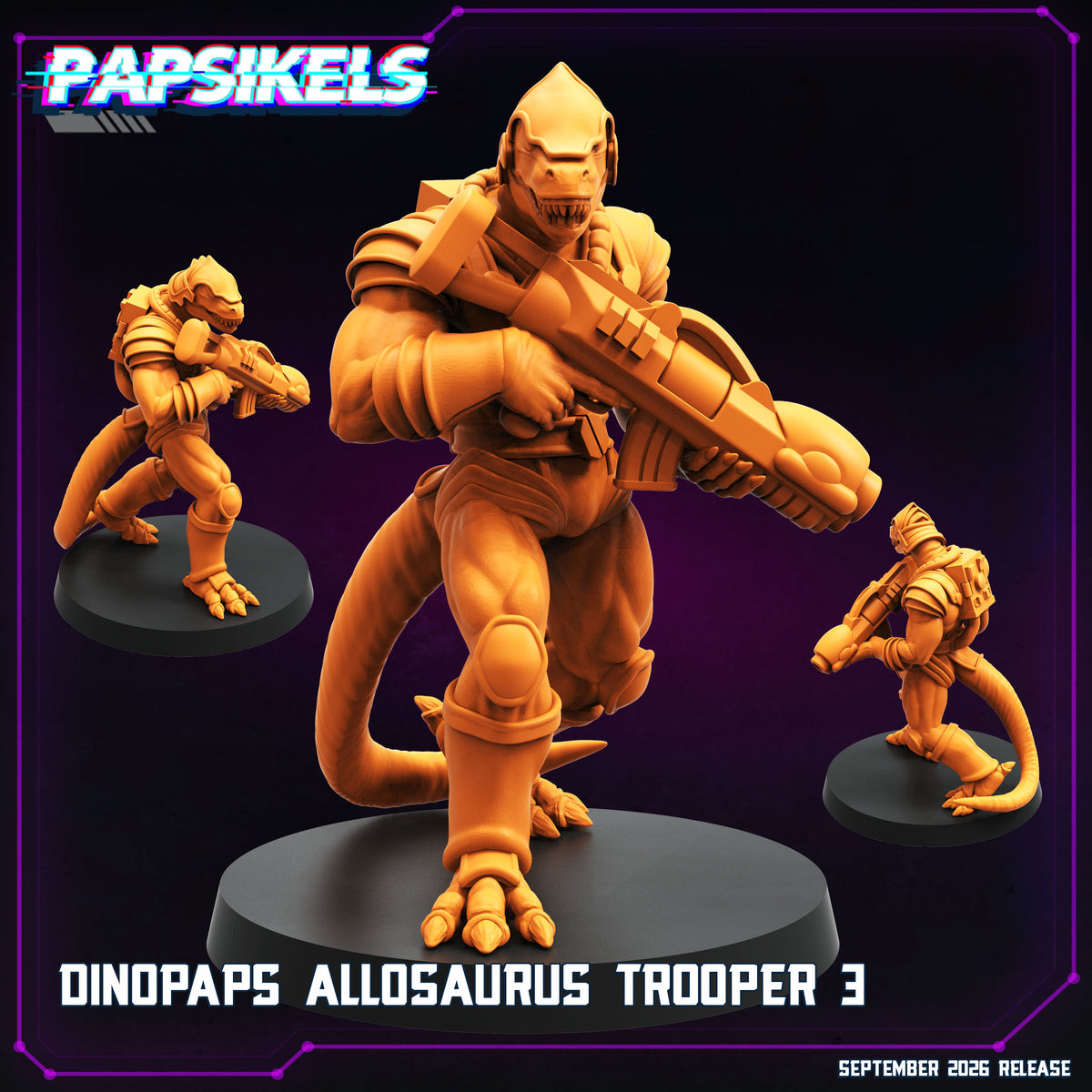 Dinopaps Allosaurus Troopers