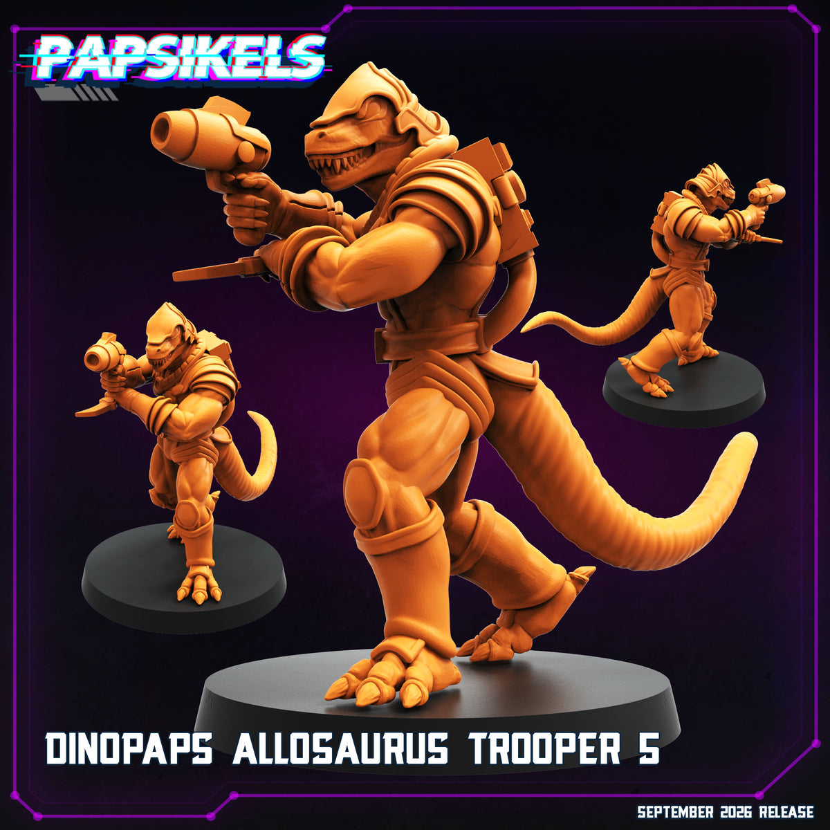 Dinopaps Allosaurus Troopers