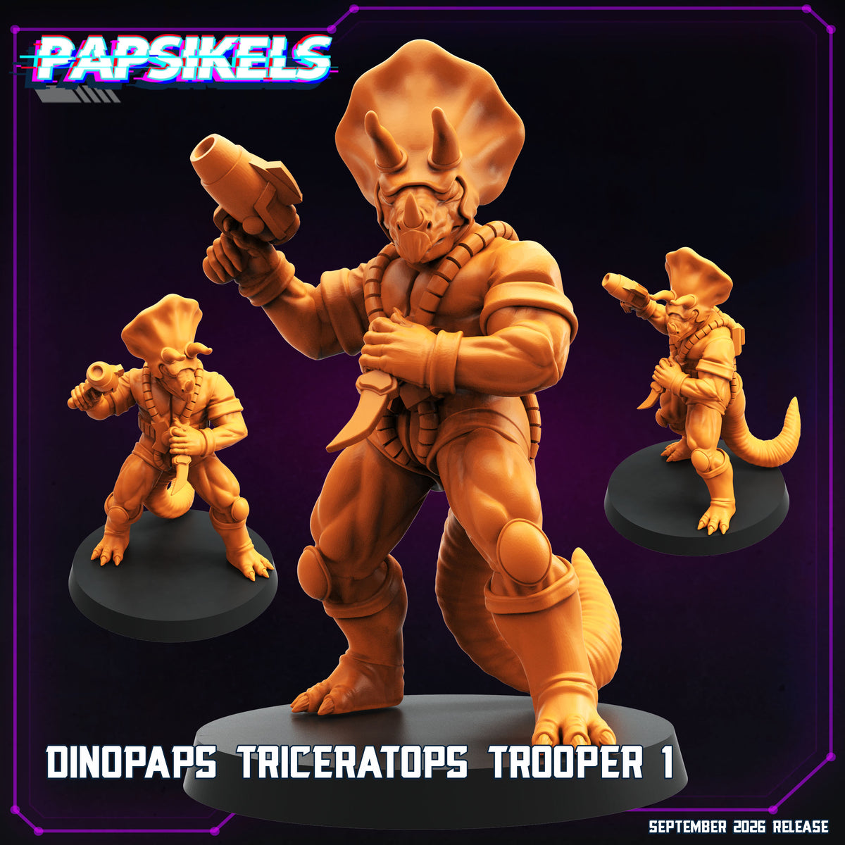 Dinopaps Triceratops Troopers