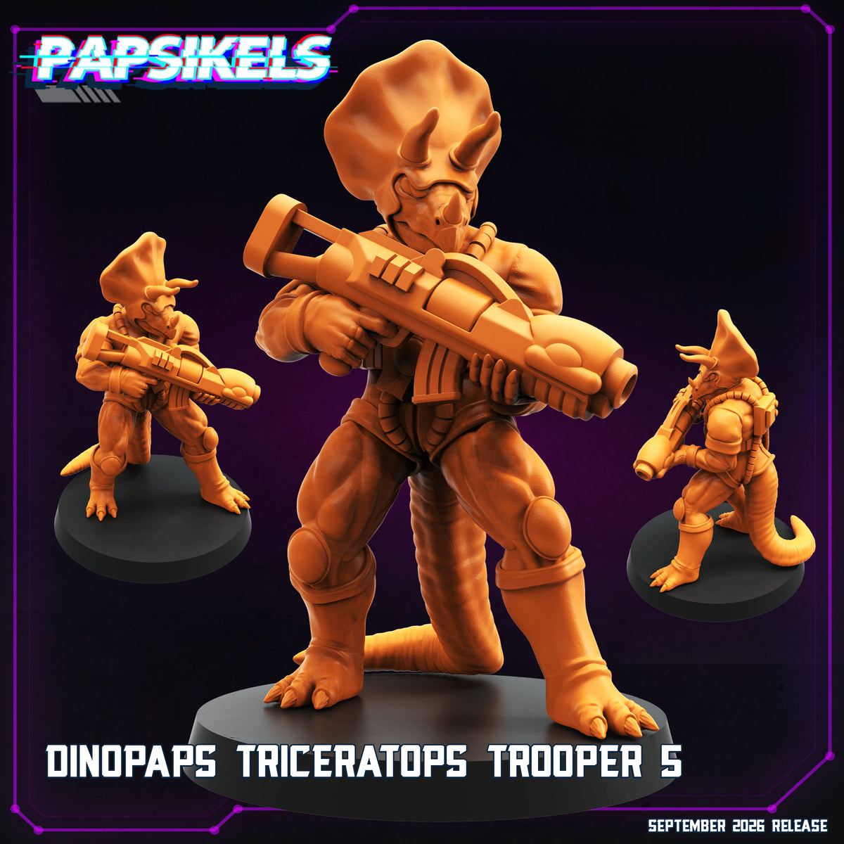 Dinopaps Triceratops Troopers