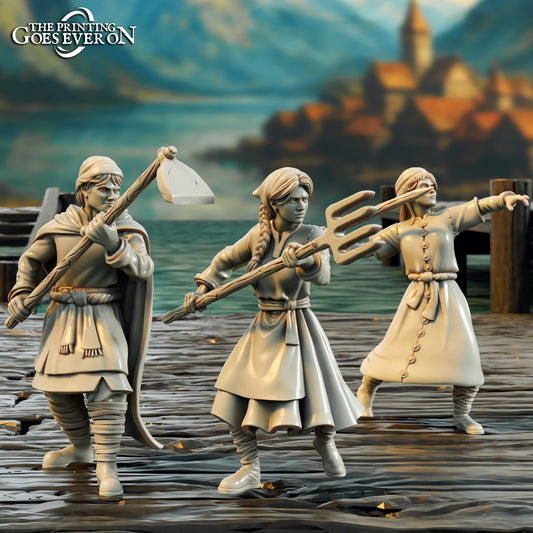 Driftport Townsfolk Militia - Spearmen