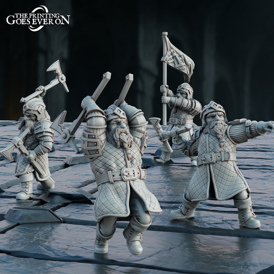 Steelven Clan Dwarven Axethrowers