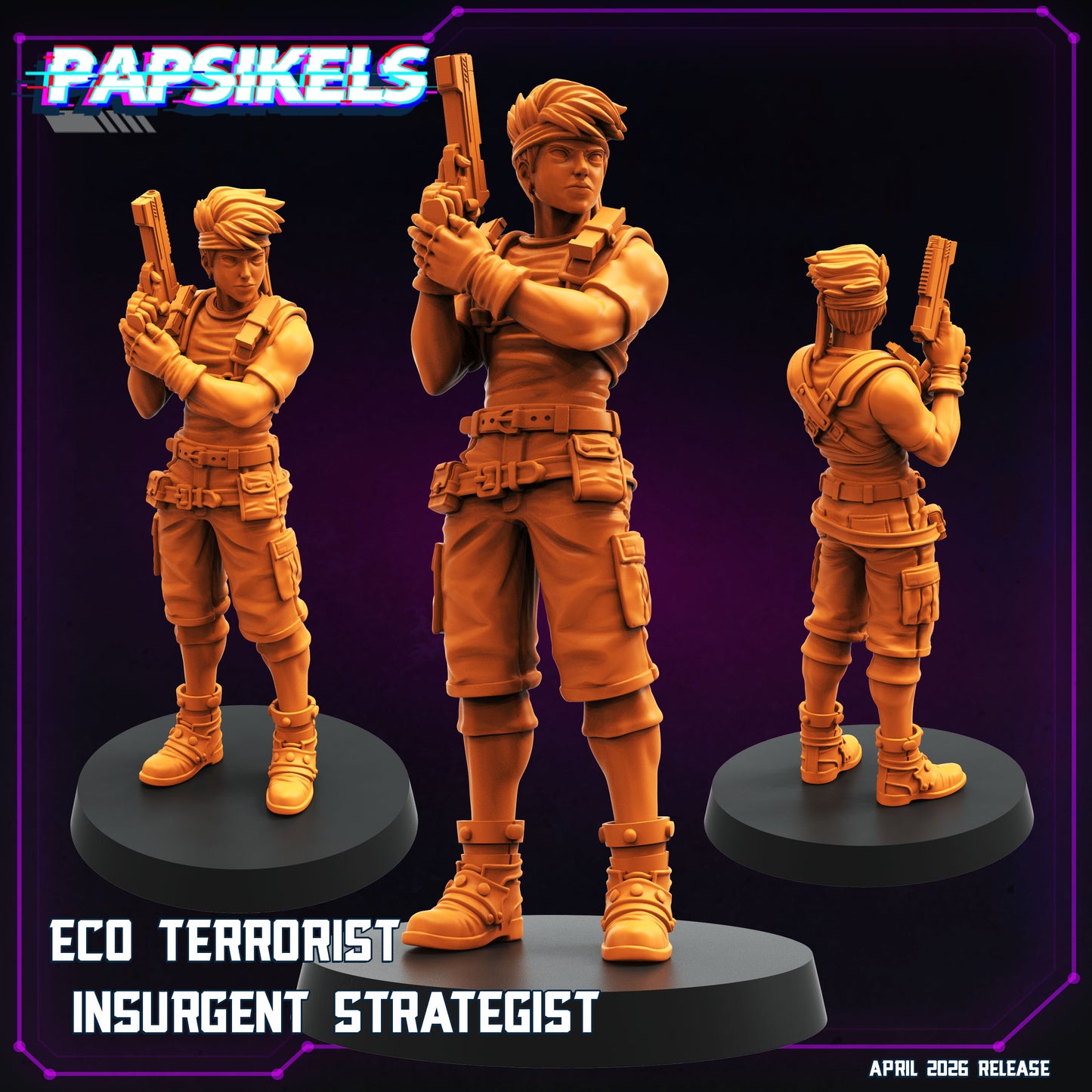 Eco Terrorist Insurgent Strategist (4 modelos)