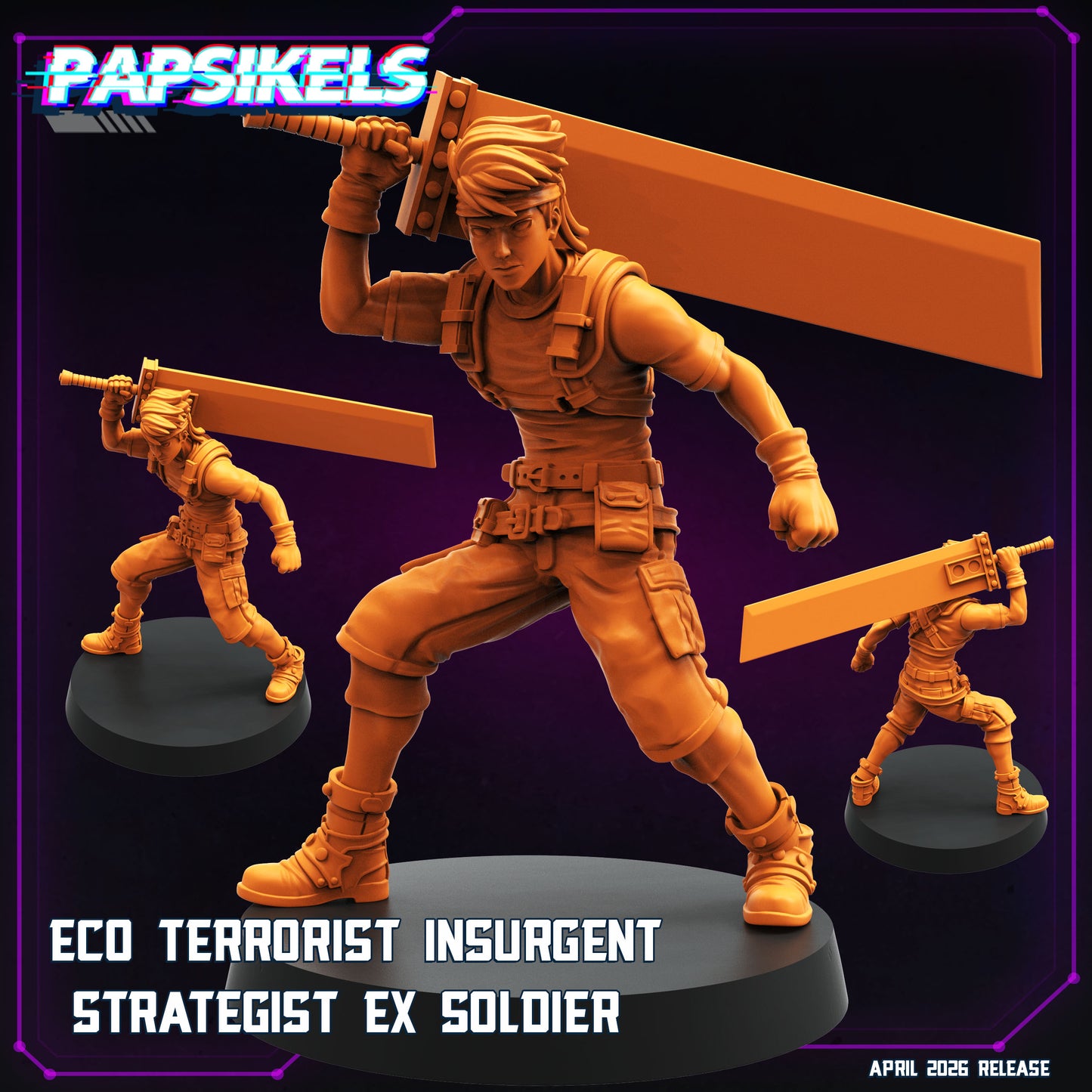 Eco Terrorist Insurgent Strategist (4 modelos)