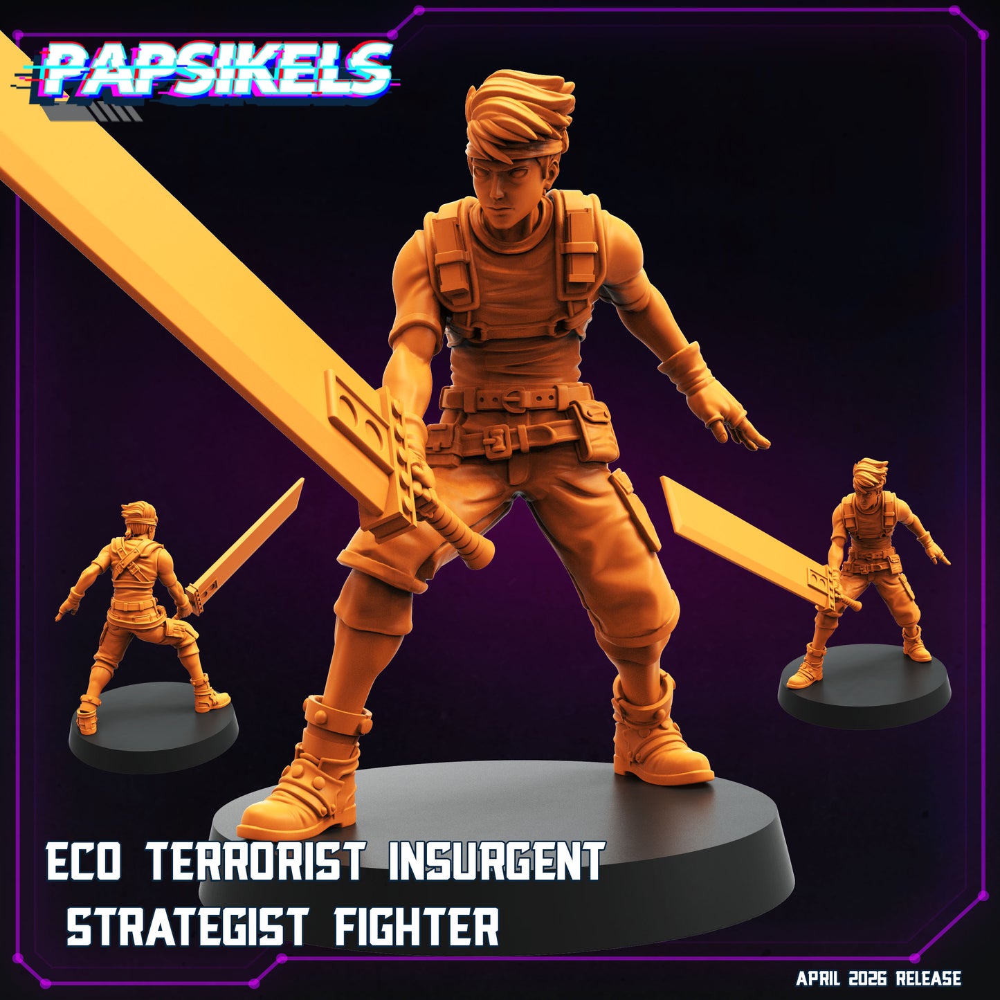 Eco Terrorist Insurgent Strategist (4 modelos)