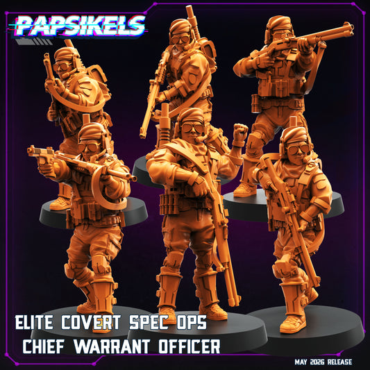 Elite Covert Spec Ops Chief Warrant Officer ( 6 modelos)