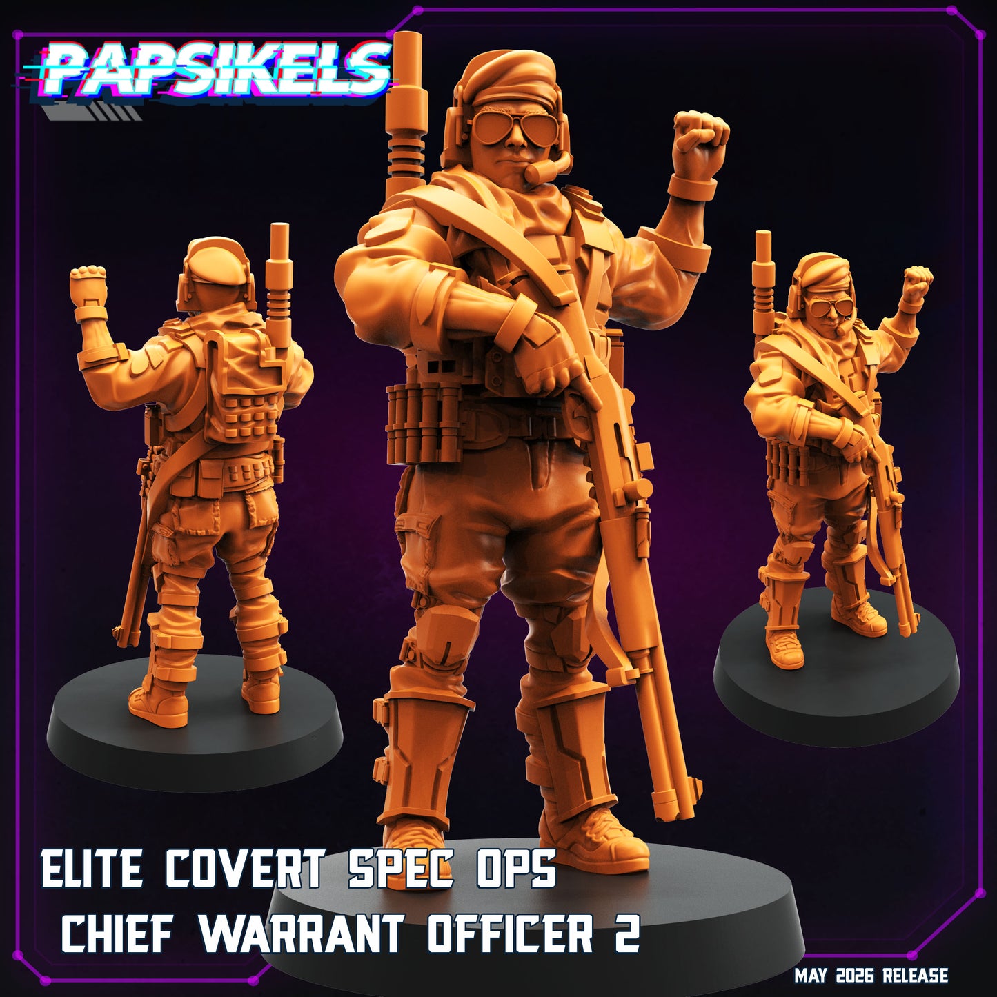 Elite Covert Spec Ops Chief Warrant Officer ( 6 modelos)