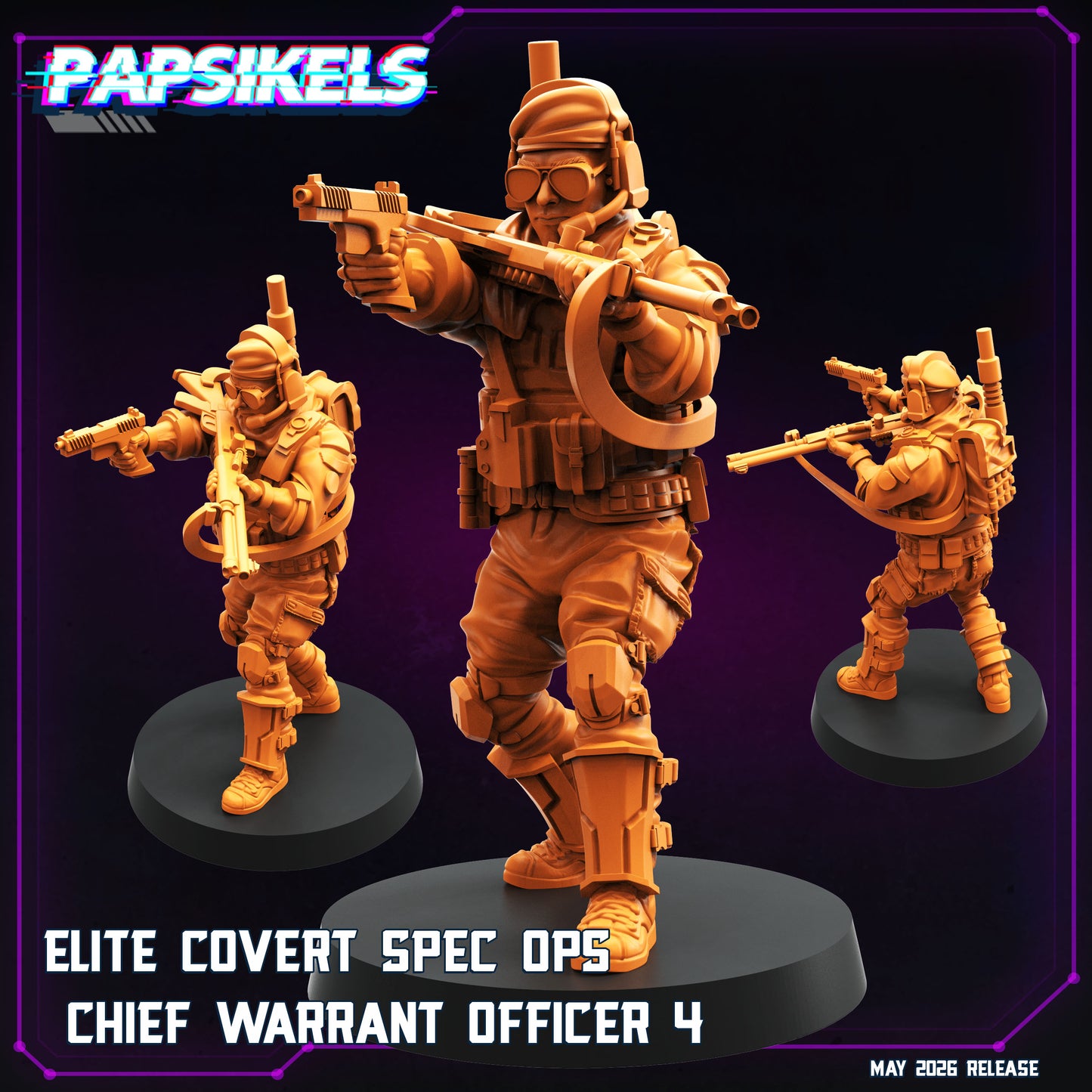 Elite Covert Spec Ops Chief Warrant Officer ( 6 modelos)