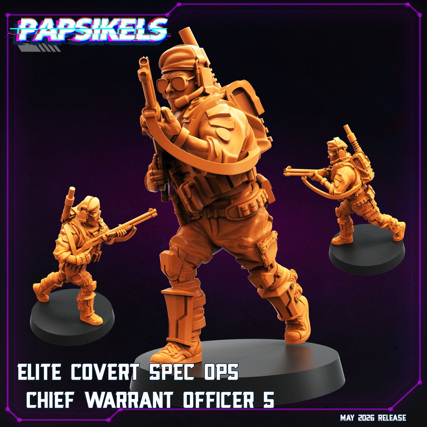 Elite Covert Spec Ops Chief Warrant Officer ( 6 modelos)