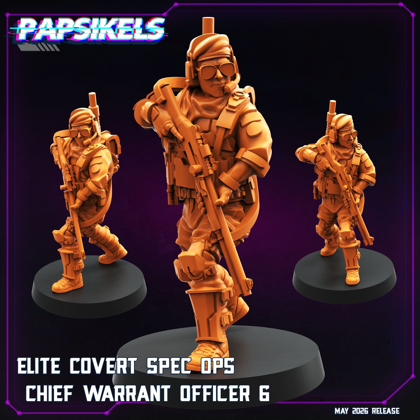 Elite Covert Spec Ops Chief Warrant Officer ( 6 modelos)