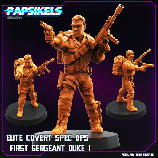 Elite Covert Spec Ops First Sergeant Duke