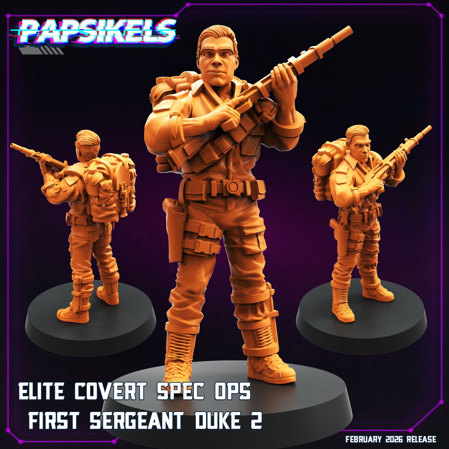 Elite Covert Spec Ops First Sergeant Duke