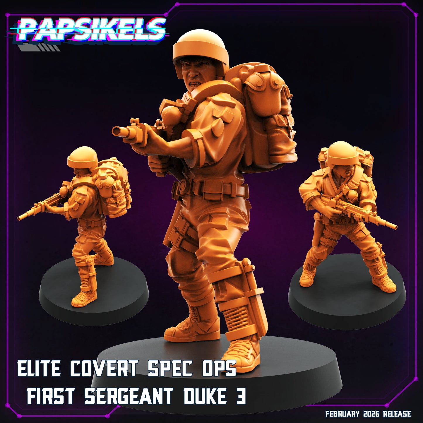 Elite Covert Spec Ops First Sergeant Duke