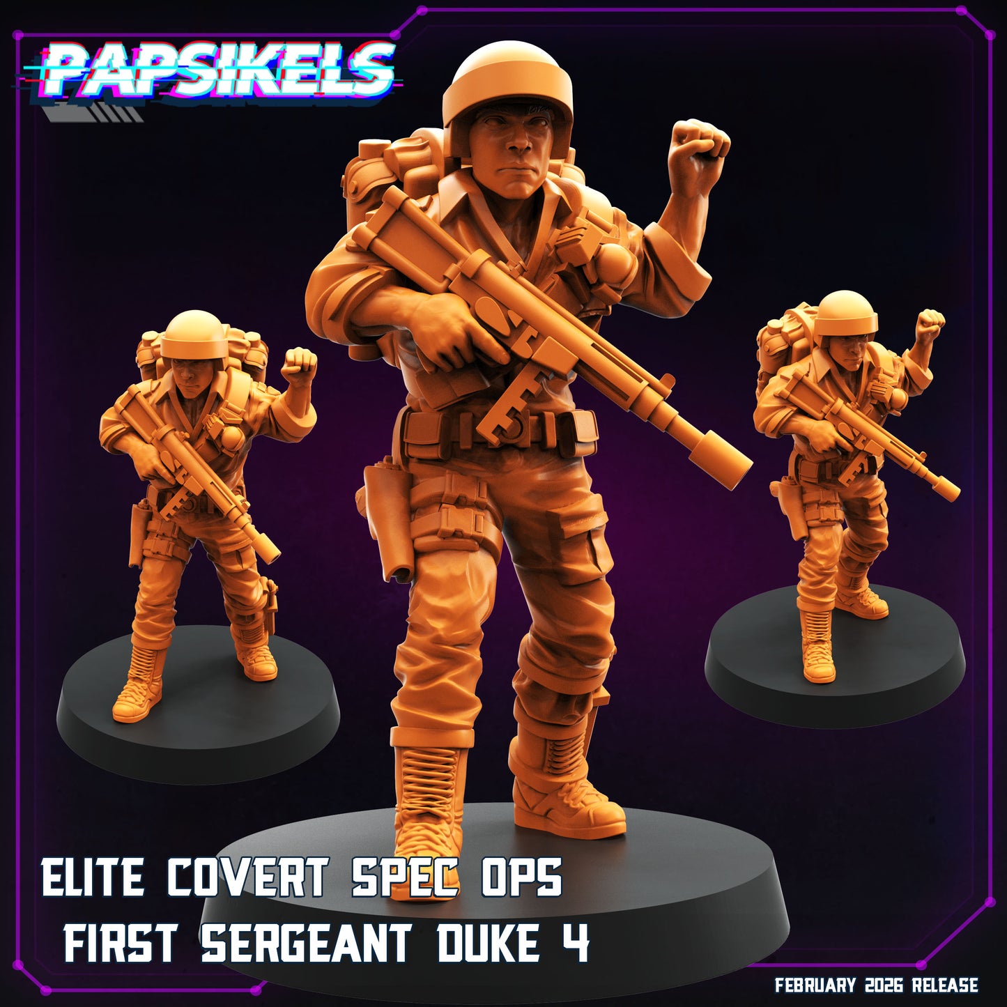 Elite Covert Spec Ops First Sergeant Duke