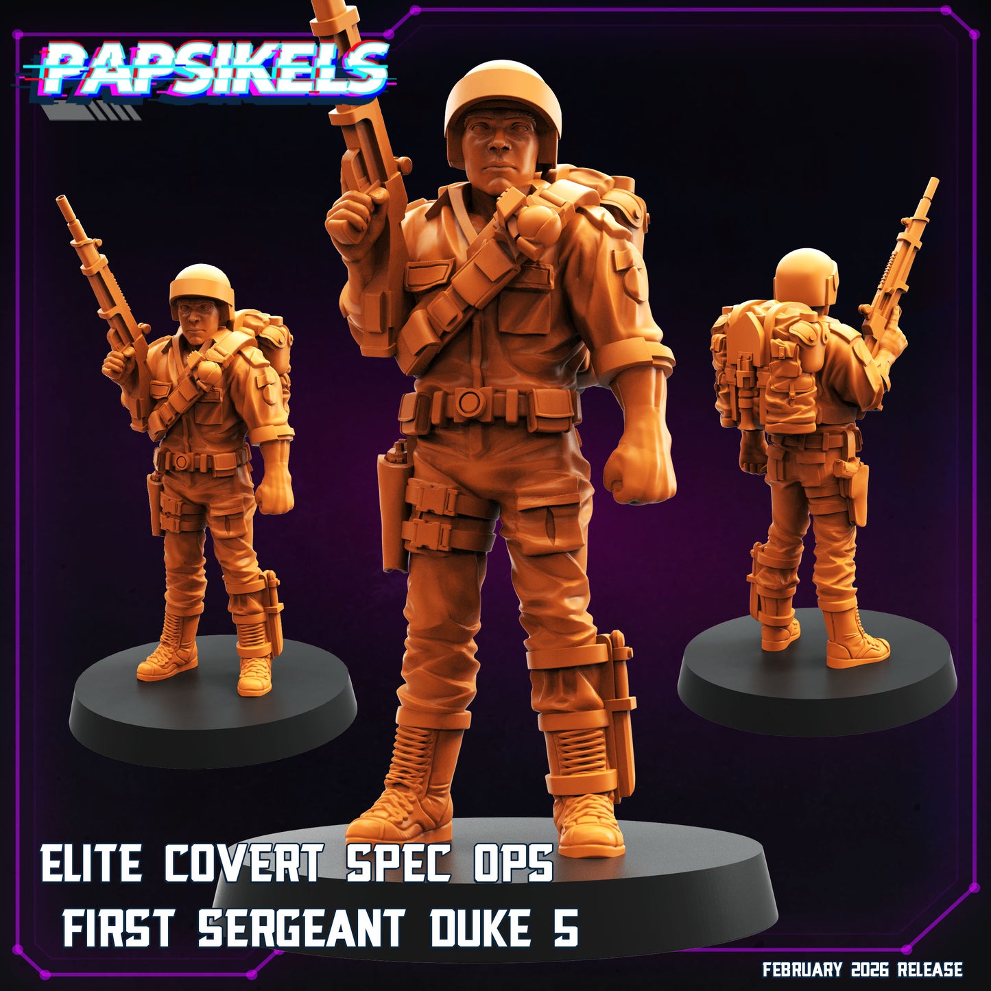 Elite Covert Spec Ops First Sergeant Duke