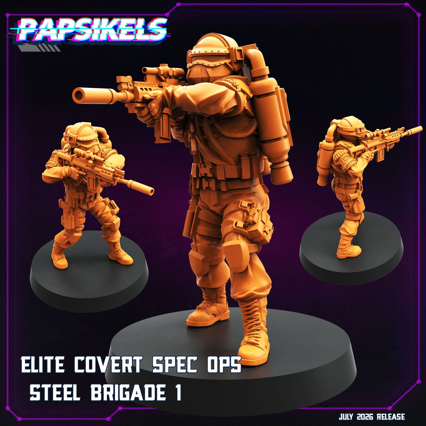 Elite Covert Spec Ops Steel Brigade (7 modelos)
