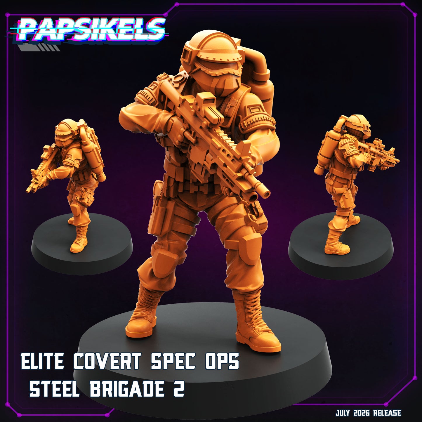 Elite Covert Spec Ops Steel Brigade (7 modelos)