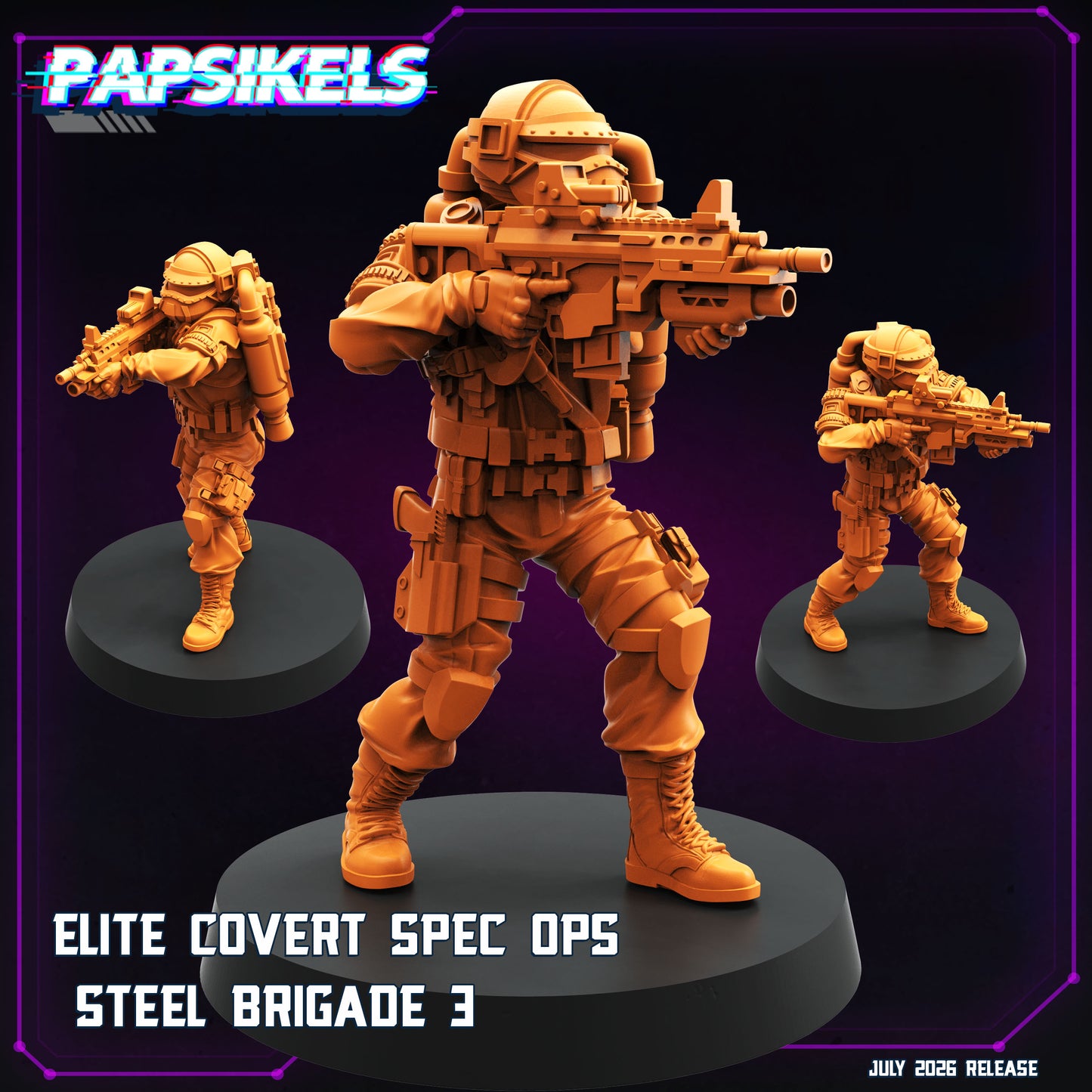 Elite Covert Spec Ops Steel Brigade (7 modelos)