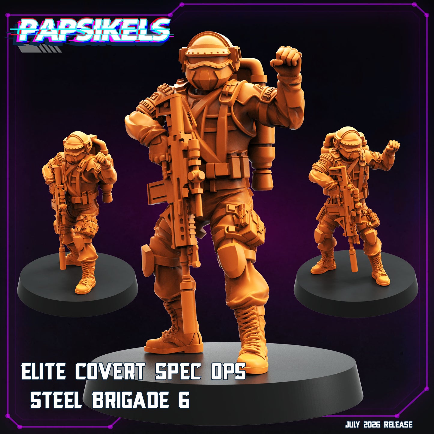 Elite Covert Spec Ops Steel Brigade (7 modelos)