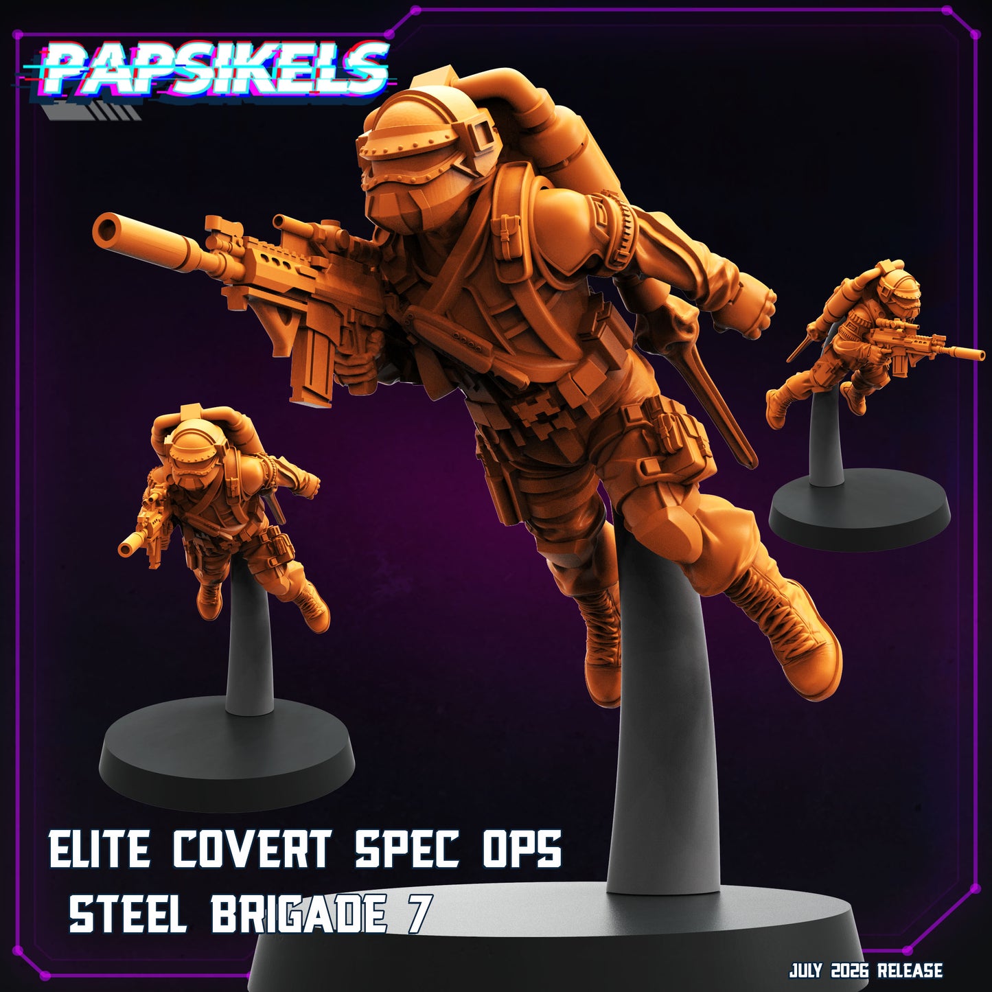 Elite Covert Spec Ops Steel Brigade (7 modelos)