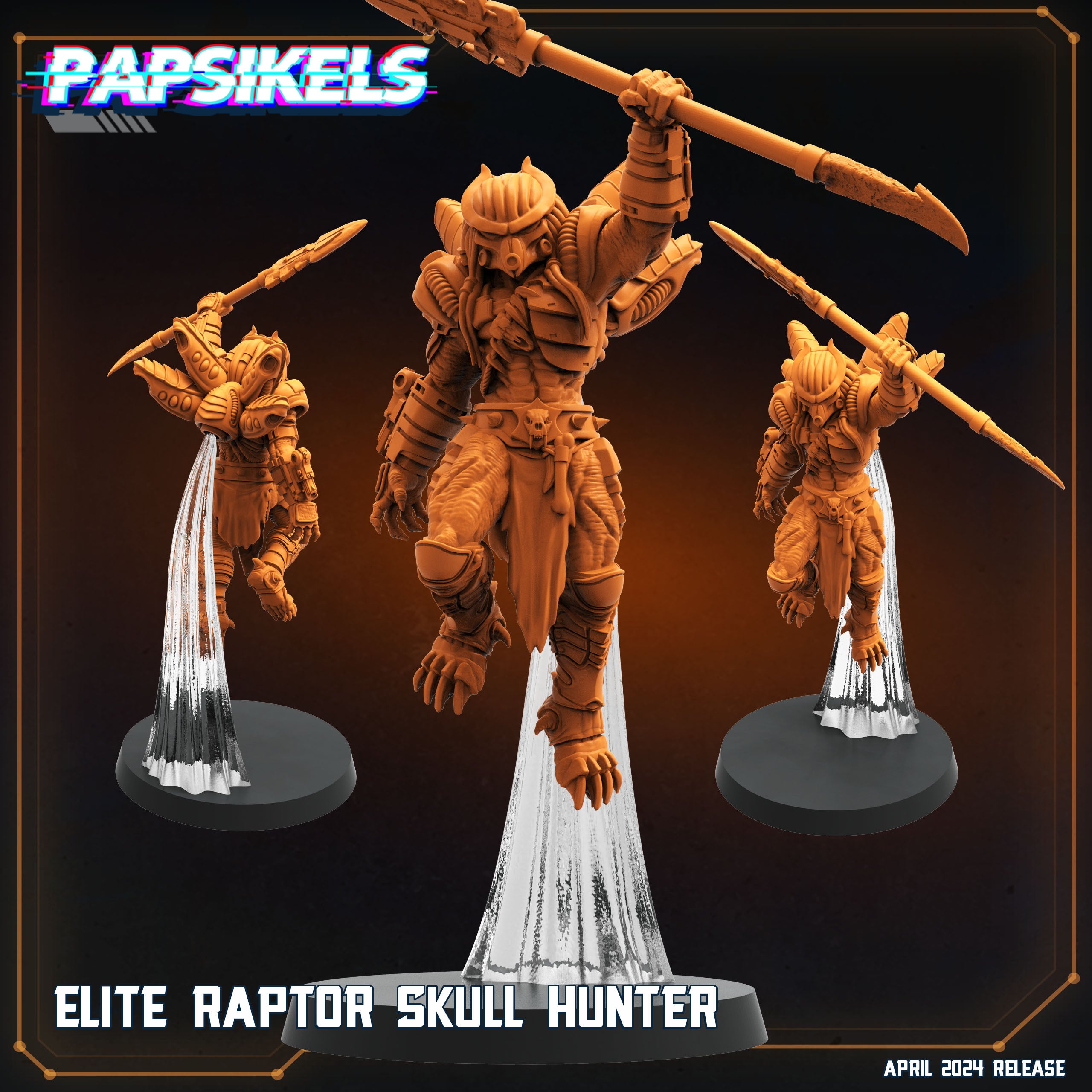 Elite Raptor Skull Hunter – 🏅 EboraMiniatures