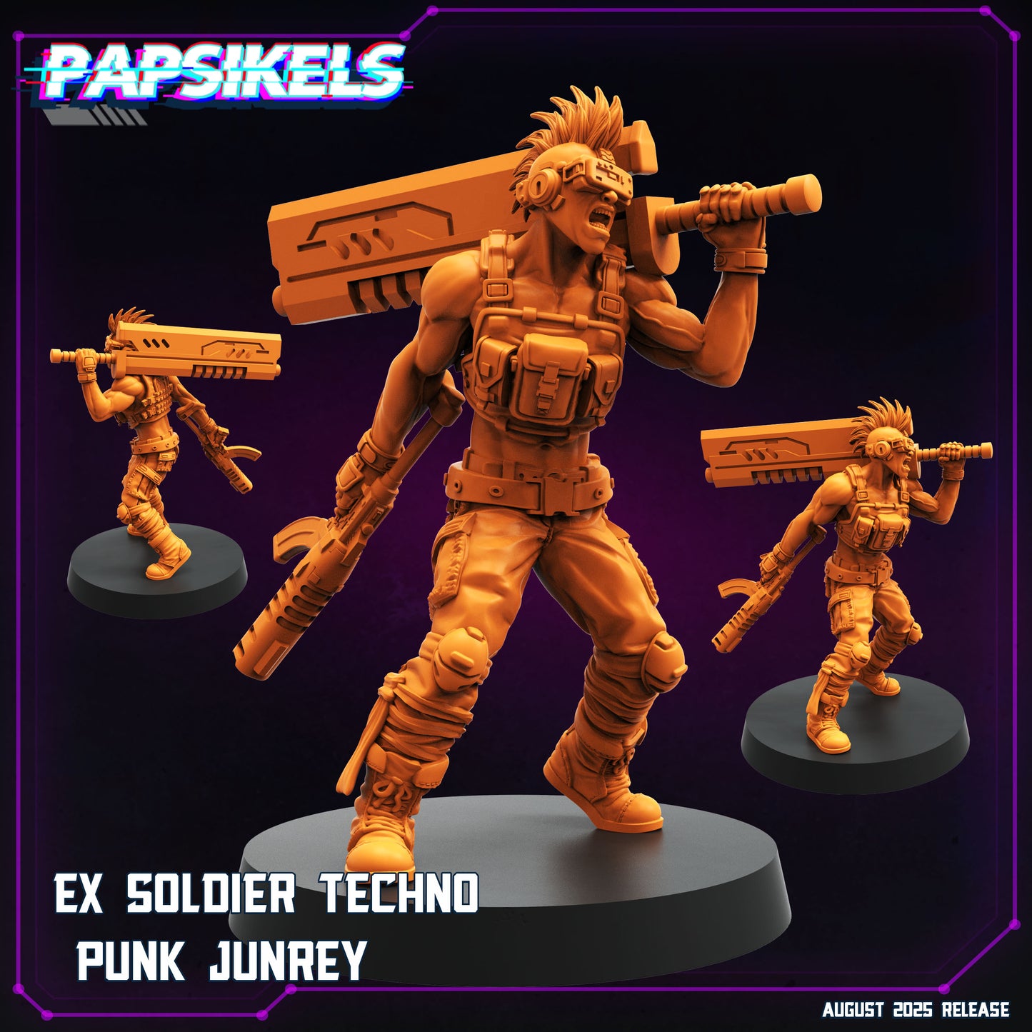 Ex Soldier Techno Punk (3 modelos)