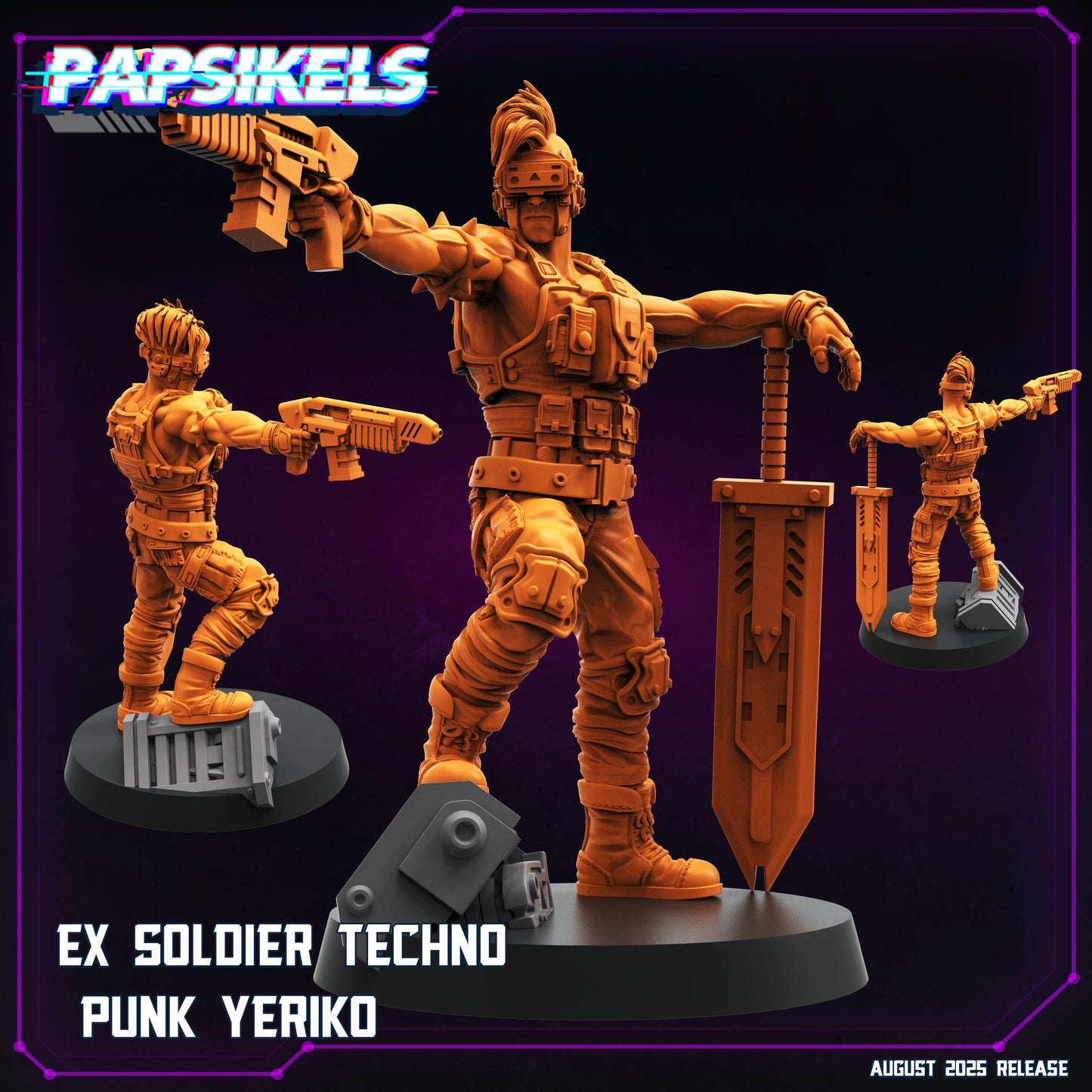 Ex Soldier Techno Punk (3 modelos)