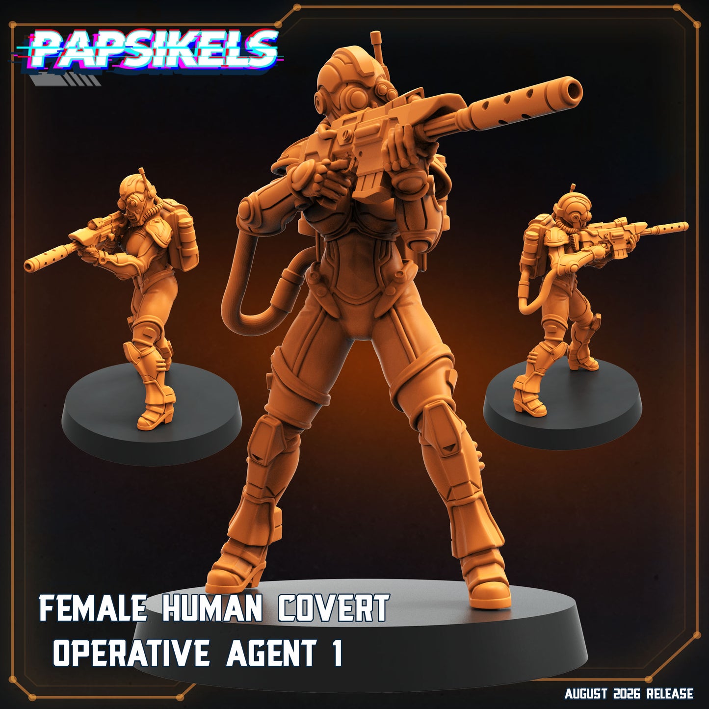 Female Human Covert Operative Agents