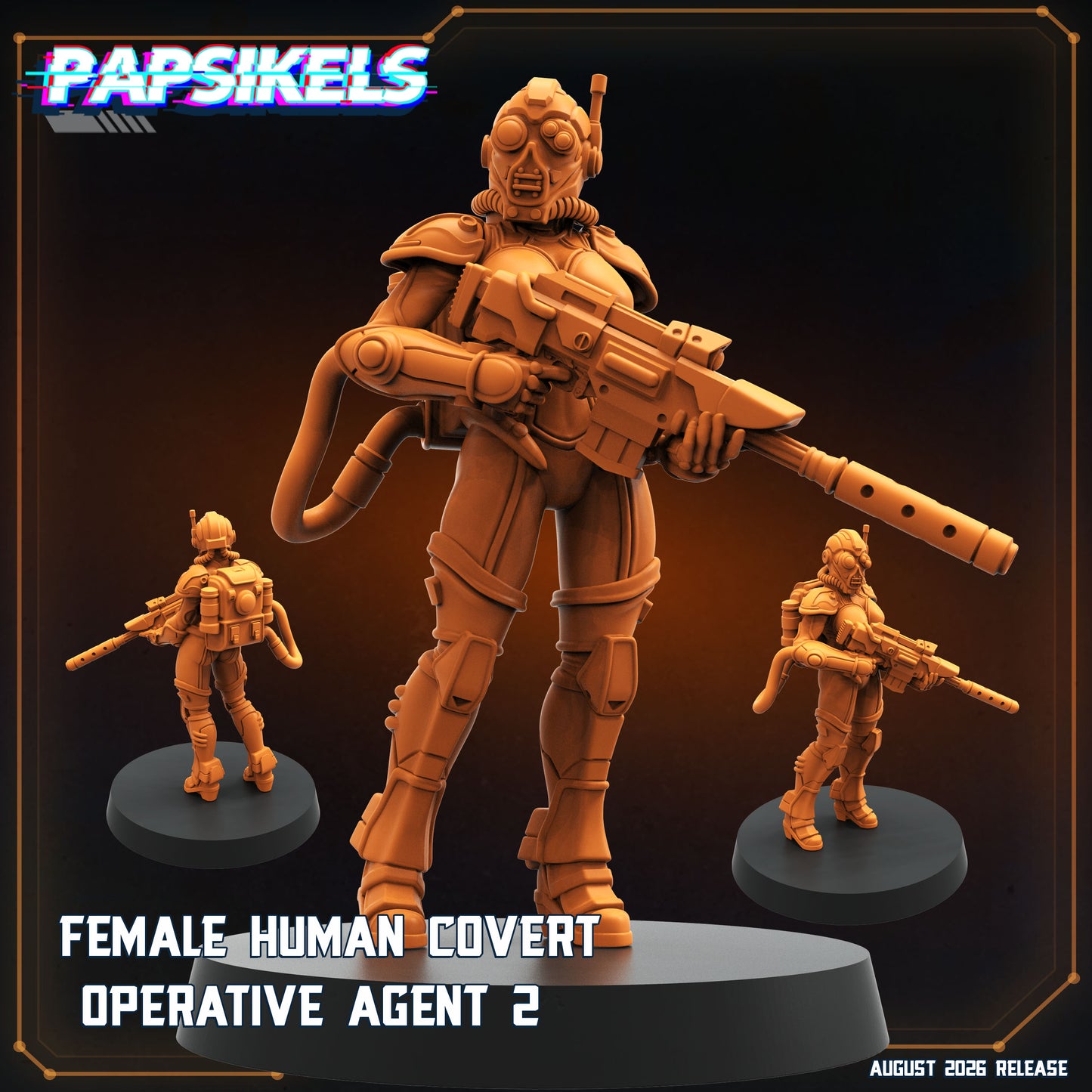 Female Human Covert Operative Agents