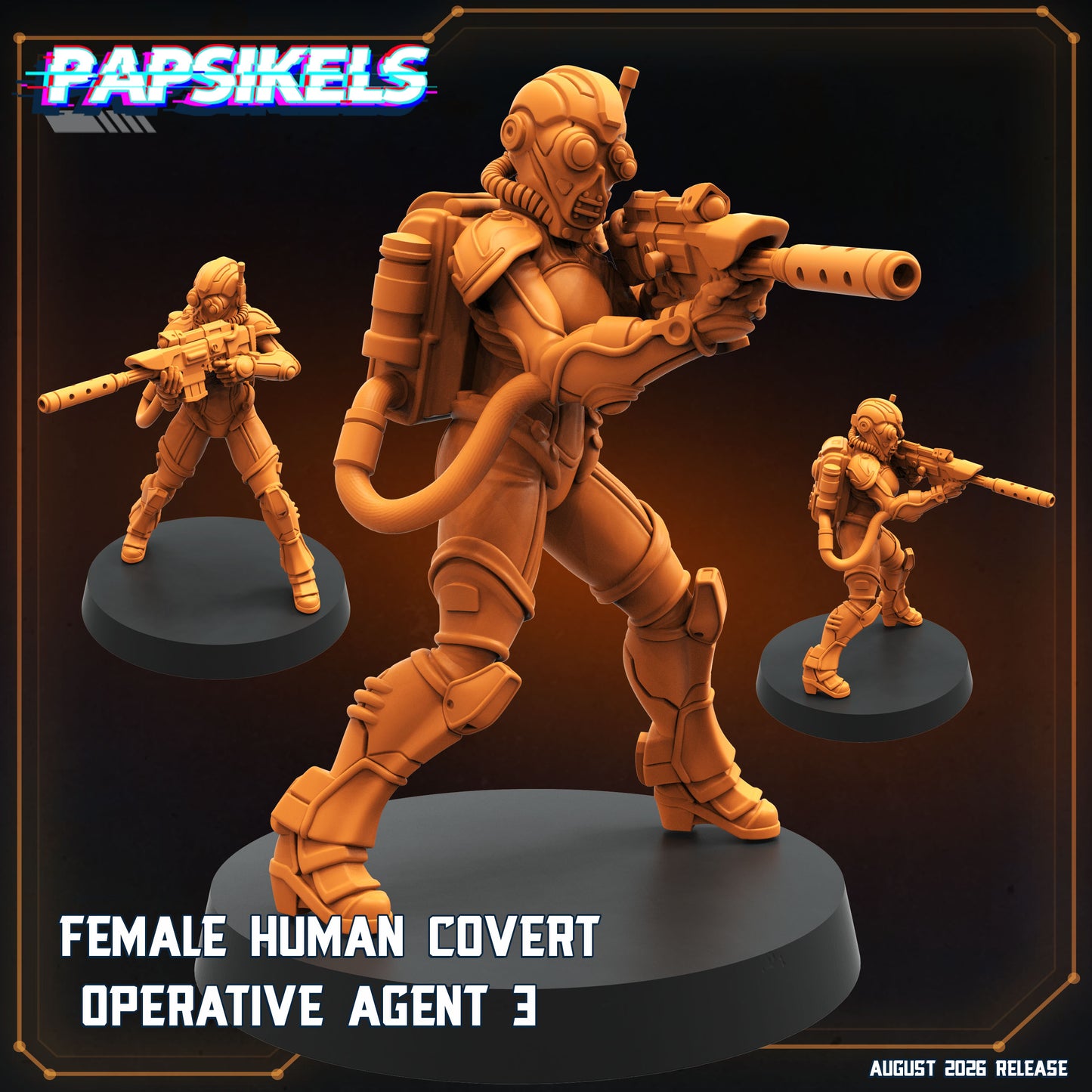 Female Human Covert Operative Agents