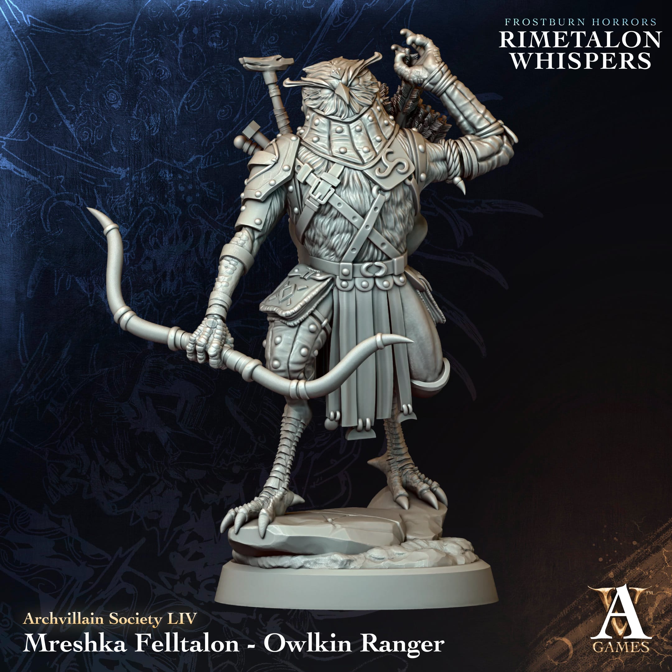 Mreshka Felltalon - Owlkin Ranger – 🏅 EboraMiniatures
