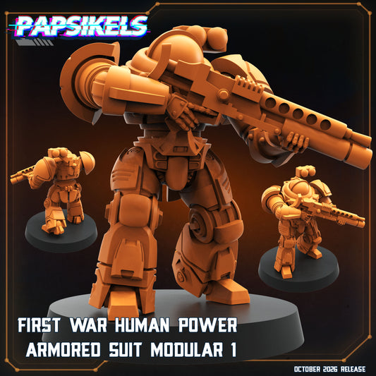 First War Human Power Armored Suit 1