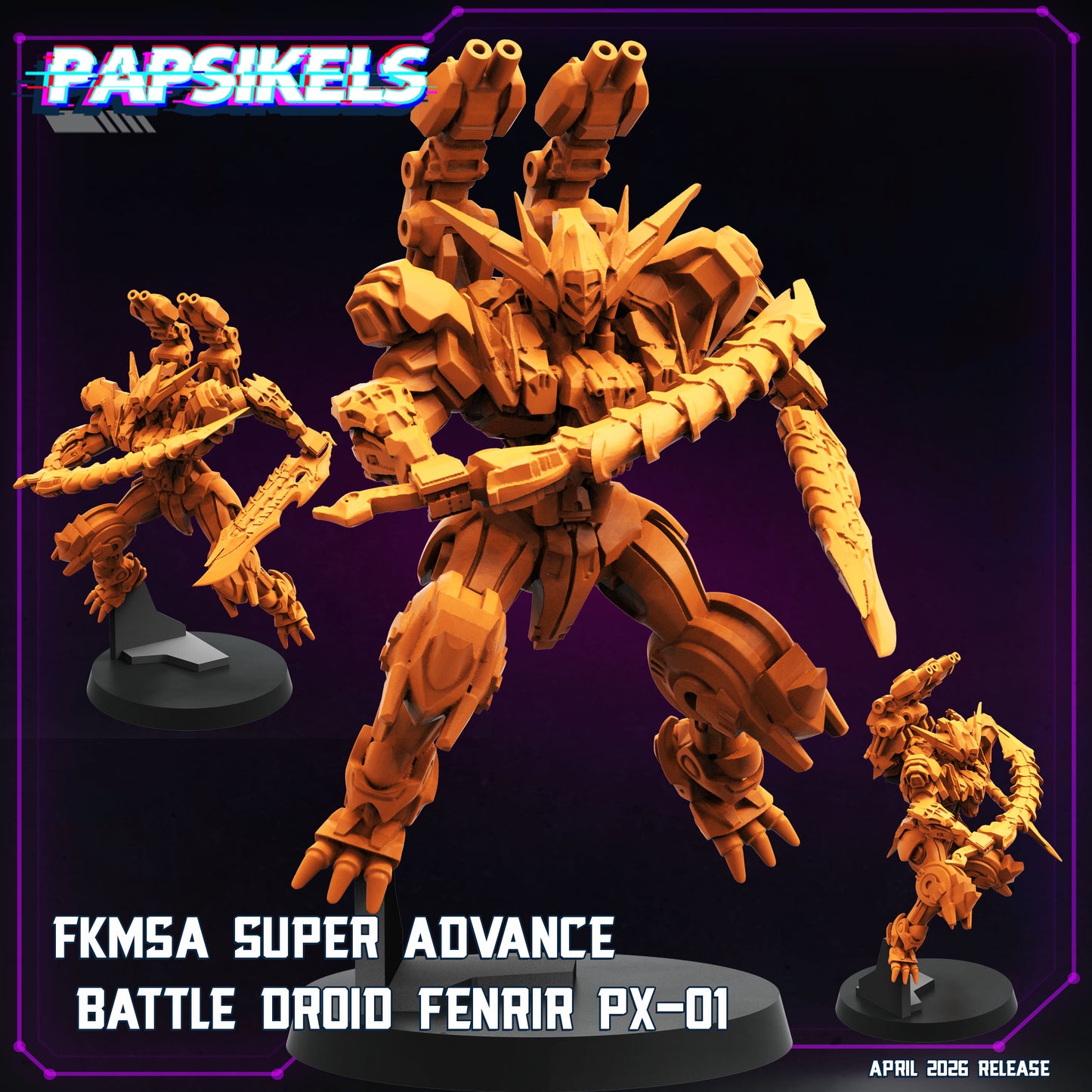 FKMSA Super Advance Battle Droid Fenrir PX ( 3 modelos)