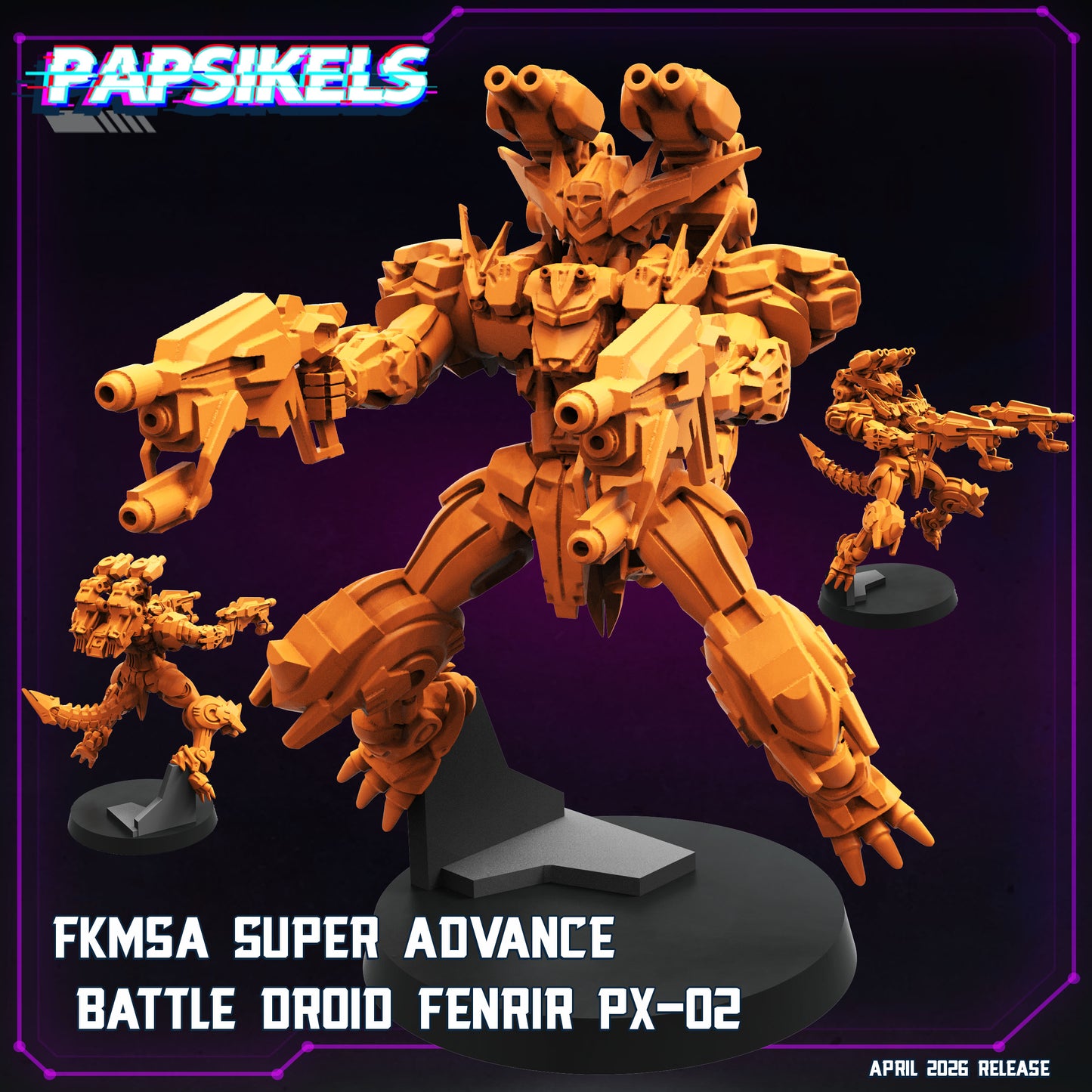 FKMSA Super Advance Battle Droid Fenrir PX ( 3 modelos)