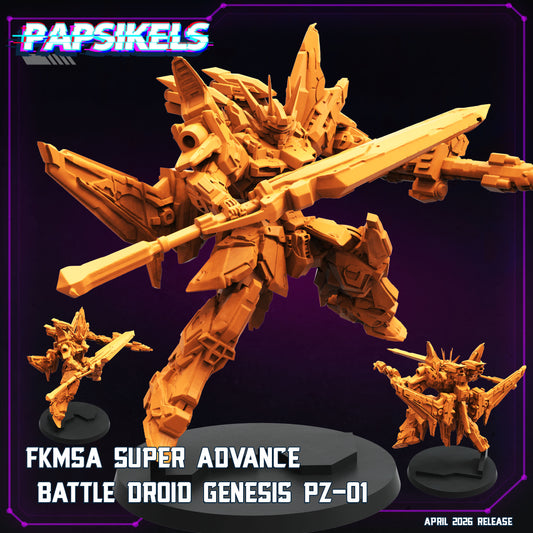 FKMSA Super Advance Battle Droid Genesis PZ (2 modelos)