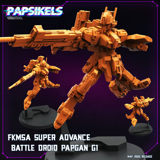 FKMSA Super Advance Battle Droid Papgan (3 modelos)