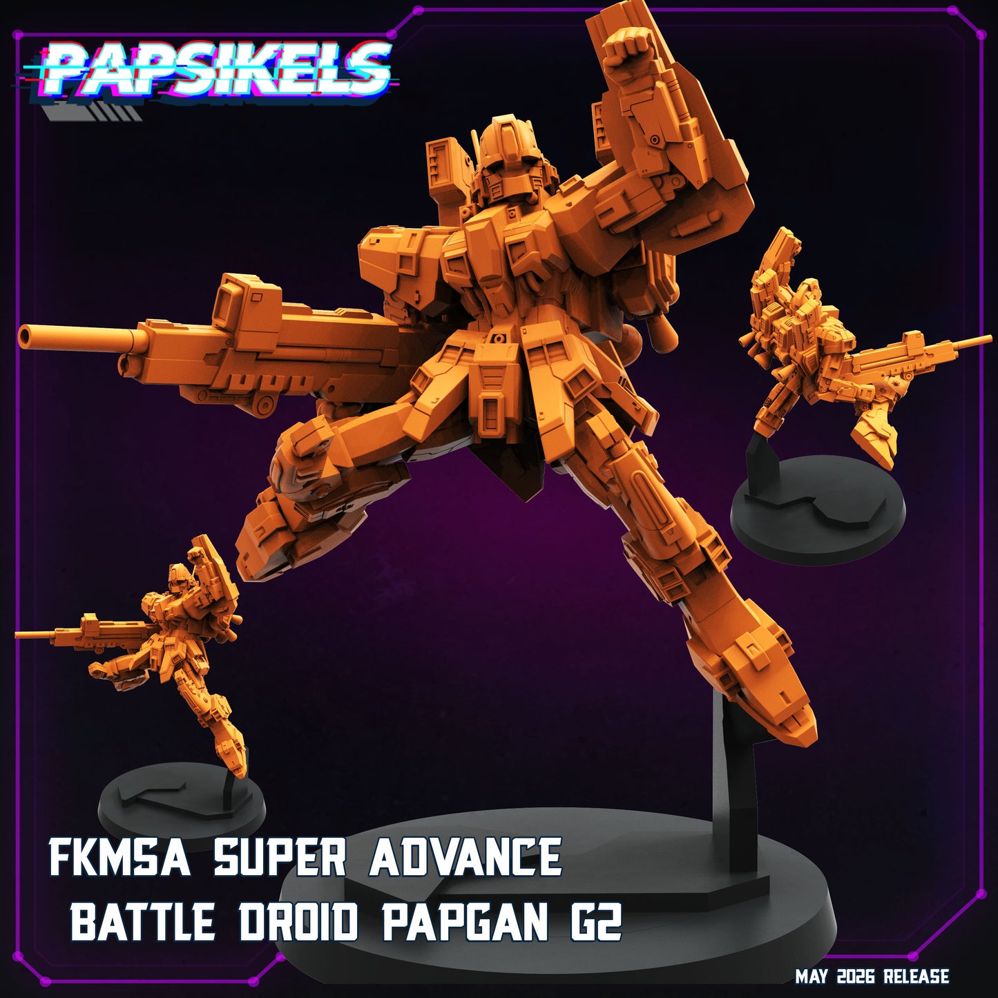 FKMSA Super Advance Battle Droid Papgan (3 modelos)
