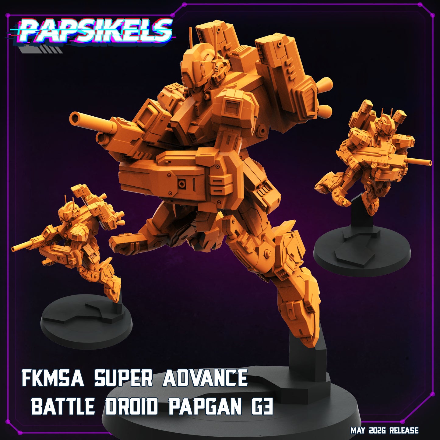 FKMSA Super Advance Battle Droid Papgan (3 modelos)