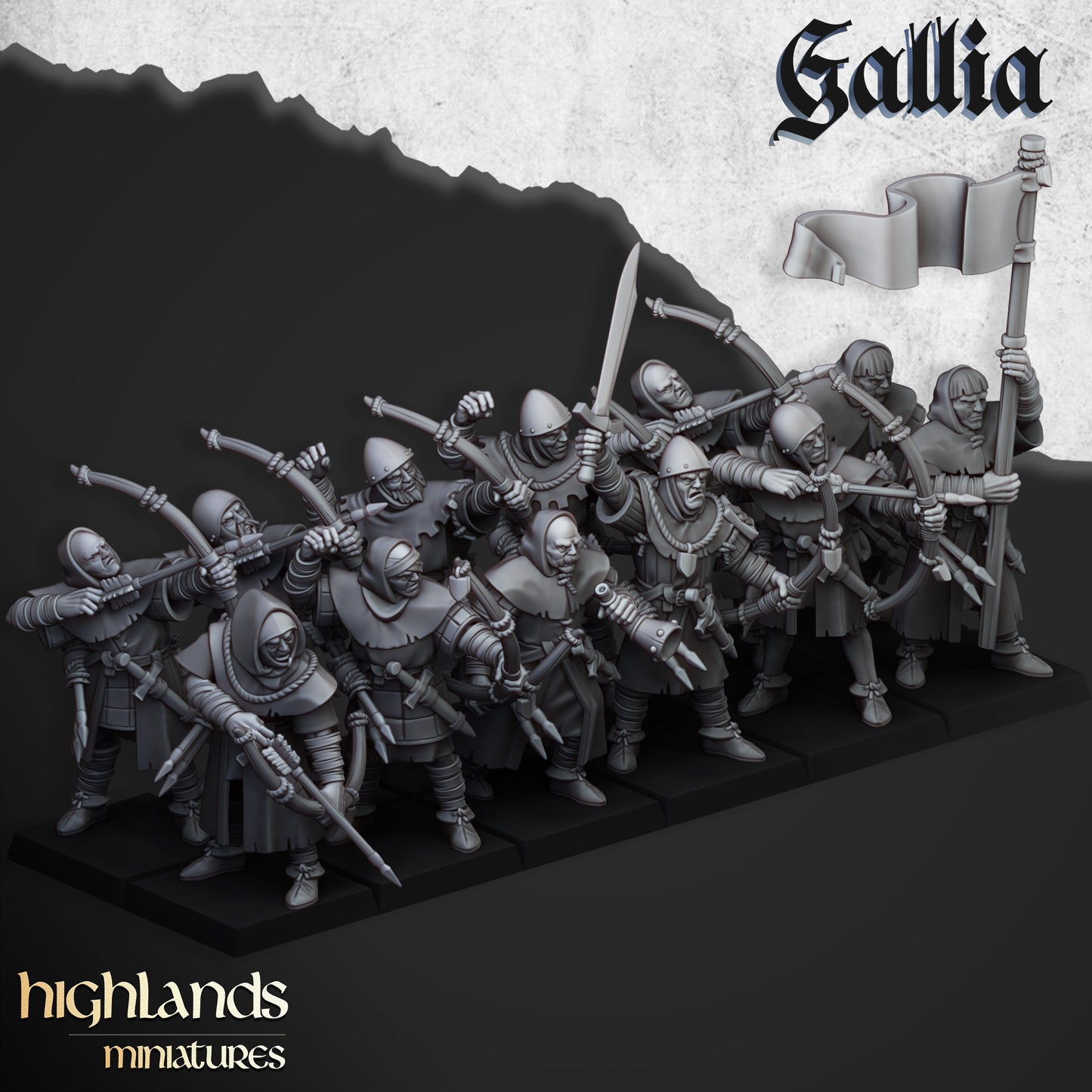 Gallia Men At Arms / command group