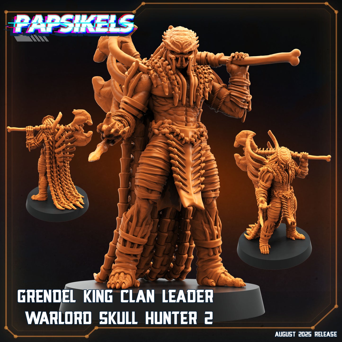 Grendel King Clan Leader Warlord Skull Hunter 2