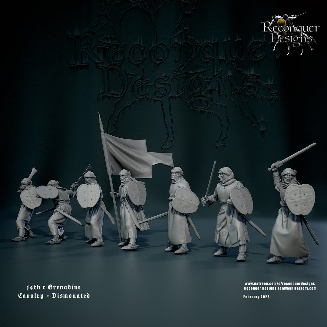 Grenadine, abgesessen, 14. Jahrhundert